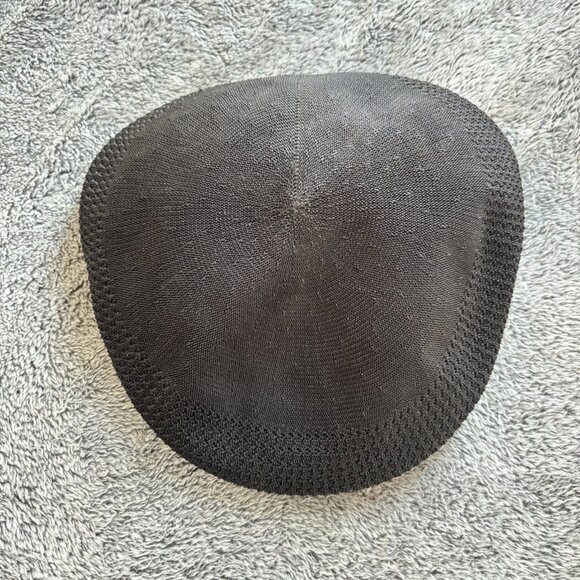 Kangol Tropic 504 Ventair Hat Cap Black Flat Ivy Beret Knit Medium Mens 19017 - Picture 1 of 10